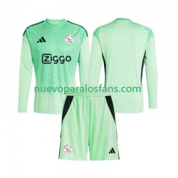 Camiseta de Fútbol AFC Ajax Portero Niño Casa 2025-2026 Manga Larga