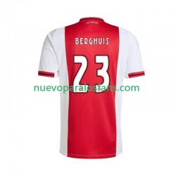 Camiseta de Fútbol AFC Ajax Steven Berghuis 23 Hombre Casa 2025-2026 Manga Corta