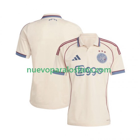 Camiseta de Fútbol AFC Ajax Hombre Tercera 2025-2026 Manga Corta