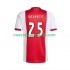 Camiseta de Fútbol AFC Ajax Wout Weghorst 25 Hombre Casa 2025-2026 Manga Corta