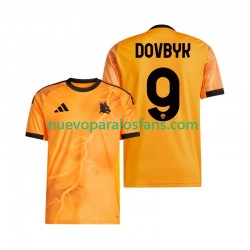 Camiseta de Fútbol AS Roma Artem Dovbyk 9 Hombre Exterior 2025-2026 Manga Corta