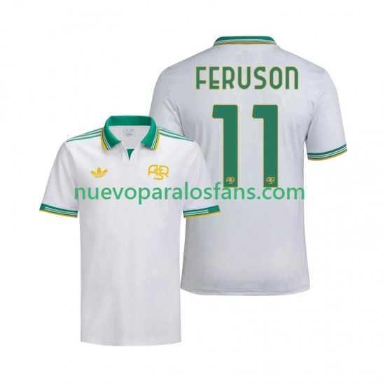 Camiseta de Fútbol AS Roma Evan Ferguson 11 Hombre Tercera 2025-2026 Manga Corta
