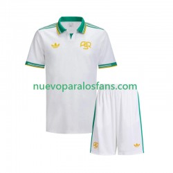 Camiseta de Fútbol AS Roma Niño Tercera 2025-2026 Manga Corta