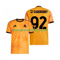 Camiseta de Fútbol AS Roma Stephan El Shaarawy 92 Hombre Exterior 2025-2026 Manga Corta