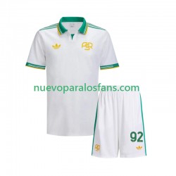 Camiseta de Fútbol AS Roma Stephan El Shaarawy 92 Niño Tercera 2025-2026 Manga Corta