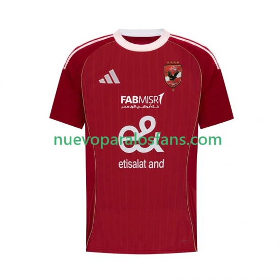 Camiseta de Fútbol Al Ahly SC Hombre Casa 2025-2026 Manga Corta