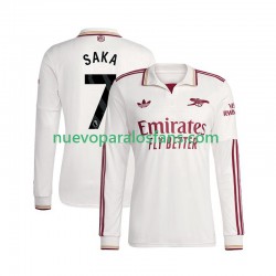 Camiseta de Fútbol Arsenal Bukayo Saka 7 Hombre Tercera 2025-2026 Manga Larga