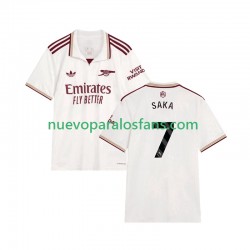Camiseta de Fútbol Arsenal Bukayo Saka 7 Hombre Tercera 2025-2026 Manga Corta