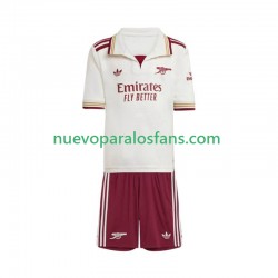 Camiseta de Fútbol Arsenal Niño Tercera 2025-2026 Manga Corta