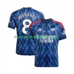 Camiseta de Fútbol Arsenal Martin Odegaard 8 Hombre Exterior 2025-2026 Manga Corta