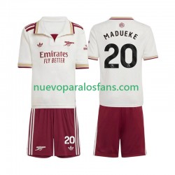 Camiseta de Fútbol Arsenal Noni Madueke 20 Niño Tercera 2025-2026 Manga Corta