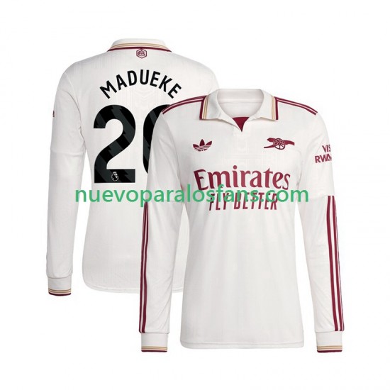 Camiseta de Fútbol Arsenal Noni Madueke 20 Hombre Tercera 2025-2026 Manga Larga