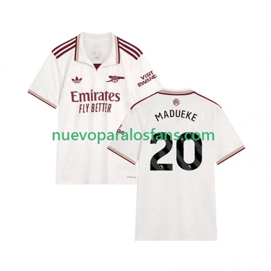Camiseta de Fútbol Arsenal Noni Madueke 20 Hombre Tercera 2025-2026 Manga Corta