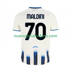 Camiseta de Fútbol Atalanta Daniel Maldini 70 Hombre Exterior 2025-2026 Manga Corta