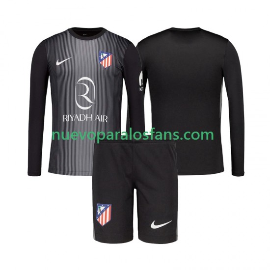 Camiseta de Fútbol Atlético Madrid Portero Niño Exterior 2025-2026 Manga Larga