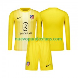 Camiseta de Fútbol Atlético Madrid Portero Niño Casa 2025-2026 Manga Larga