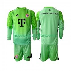 Camiseta de Fútbol Bayern de Múnich Portero Niño Casa 2025-2026 Manga Larga