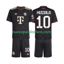 Camiseta de Fútbol Bayern de Múnich Jamal Musiala 10 Niño Tercera 2025-2026 Manga Corta