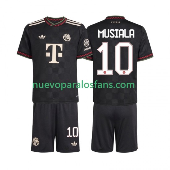 Camiseta de Fútbol Bayern de Múnich Jamal Musiala 10 Niño Tercera 2025-2026 Manga Corta