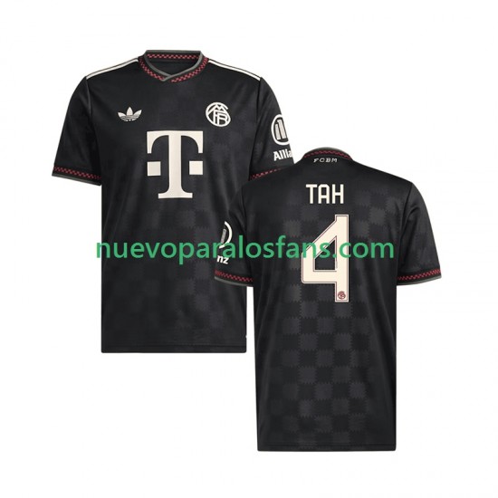 Camiseta de Fútbol Bayern de Múnich Jonathan Tah 4 Hombre Tercera 2025-2026 Manga Corta