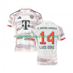 Camiseta de Fútbol Bayern de Múnich Luis Diaz 14 Hombre Exterior 2025-2026 Manga Corta