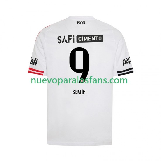 Camiseta de Fútbol Besiktas Tammy Abraham 9 Hombre Casa 2025-2026 Manga Corta