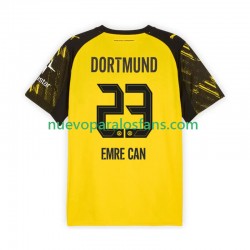 Camiseta de Fútbol Borussia Dortmund Emre Can 23 Hombre Casa 2025-2026 Manga Corta