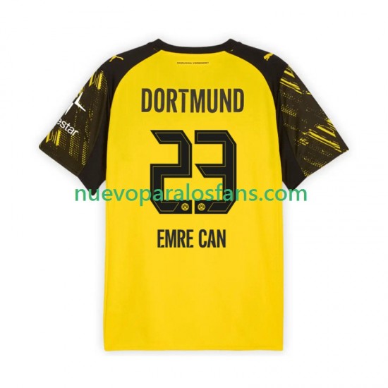 Camiseta de Fútbol Borussia Dortmund Emre Can 23 Hombre Casa 2025-2026 Manga Corta