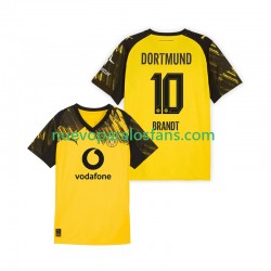 Camiseta de Fútbol Borussia Dortmund Julian Brandt 10 Hombre Casa 2025-2026 Manga Corta