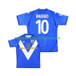 Camiseta de Fútbol Brescia Calcio Baggio 10 2003 Retro Hombre Casa 2004 Manga Corta