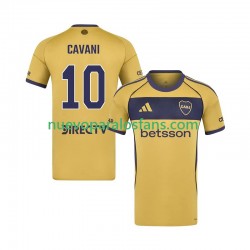 Camiseta de Fútbol CA Boca Juniors Edinson Cavani 10 Hombre Exterior 2025-2026 Manga Corta