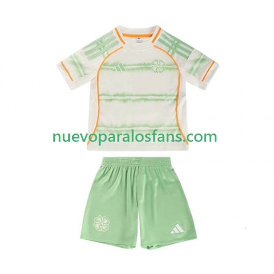Camiseta de Fútbol Celtic FC Niño Tercera 2025-2026 Manga Corta