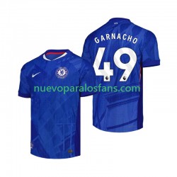 Camiseta de Fútbol Chelsea Alejandro Garnacho 49 Hombre Casa 2025-2026 Manga Corta