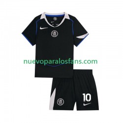 Camiseta de Fútbol Chelsea Cole Palmer 10 Niño Tercera 2025-2026 Manga Corta
