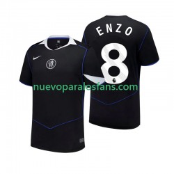 Camiseta de Fútbol Chelsea Enzo Fernandez 8 Hombre Tercera 2025-2026 Manga Corta