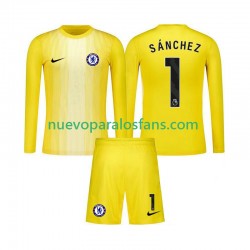 Camiseta de Fútbol Chelsea Robert Sanchez 1 Portero Niño Tercera 2025-2026 Manga Larga