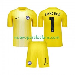 Camiseta de Fútbol Chelsea Robert Sanchez 1 Portero Niño Tercera 2025-2026 Manga Corta