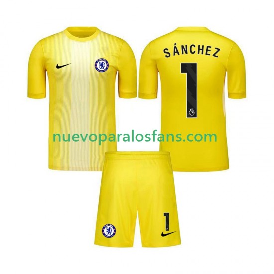 Camiseta de Fútbol Chelsea Robert Sanchez 1 Portero Niño Tercera 2025-2026 Manga Corta