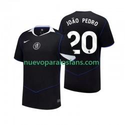 Camiseta de Fútbol Chelsea Joao Pedro 20 Hombre Tercera 2025-2026 Manga Corta