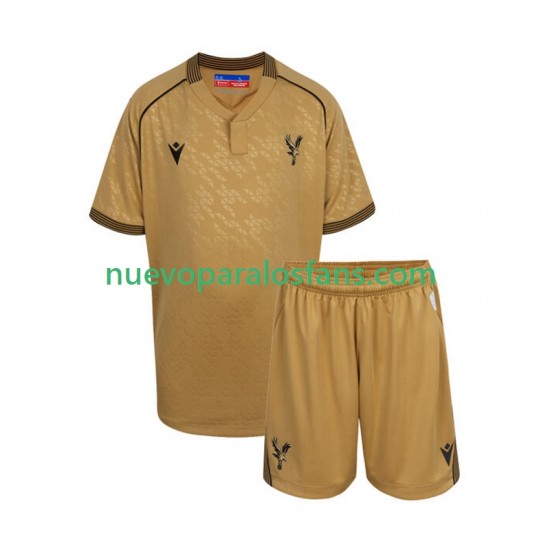 Camiseta de Fútbol Crystal Palace Niño Exterior 2025-2026 Manga Corta