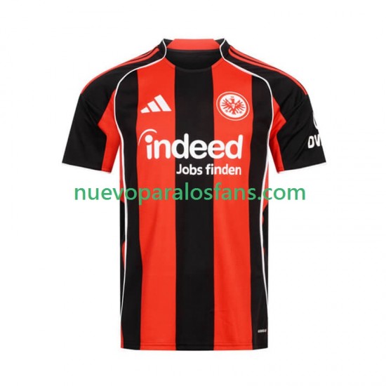 Camiseta de Fútbol Eintracht Frankfurt Hombre Casa 2025-2026 Manga Corta