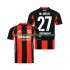 Camiseta de Fútbol Eintracht Frankfurt Mario Gotze 27 Hombre Casa 2025-2026 Manga Corta