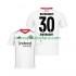 Camiseta de Fútbol Eintracht Frankfurt Michy Batshuayi 30 Hombre Exterior 2025-2026 Manga Corta