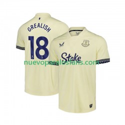 Camiseta de Fútbol Everton Jack Grealish 18 Hombre Exterior 2025-2026 Manga Corta