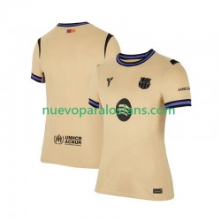 Camiseta de Fútbol FC Barcelona Mujer Exterior 2025-2026 Manga Corta