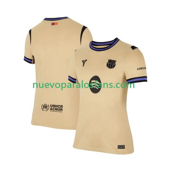 Camiseta de Fútbol FC Barcelona Mujer Exterior 2025-2026 Manga Corta