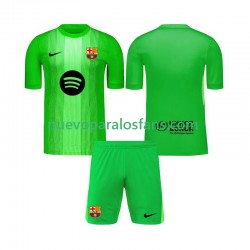 Camiseta de Fútbol FC Barcelona Portero Niño Casa 2025-2026 Manga Corta