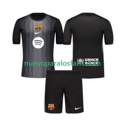 Camiseta de Fútbol FC Barcelona Portero Niño Tercera 2025-2026 Manga Corta