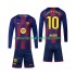 Camiseta de Fútbol FC Barcelona Lamine Yamal 10 Niño Casa 2025-2026 Manga Larga