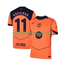 Camiseta de Fútbol FC Barcelona Raphinha 11 Champions League Hombre Tercera 2025-2026 Manga Corta